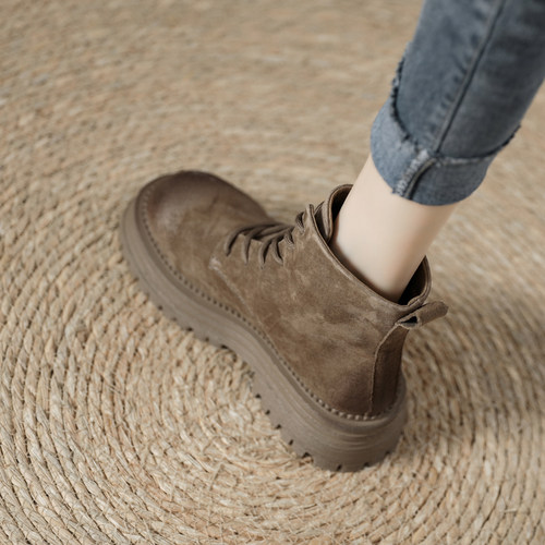 厚底磨砂牛皮马丁靴~~~送运费险