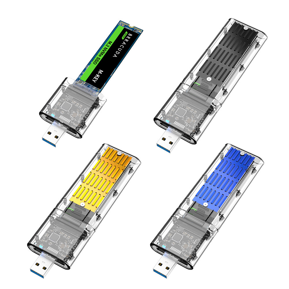 M.2 SSD Transparent Hard Disk Enclosure USB 3.1 SSD Solid St怎么看?