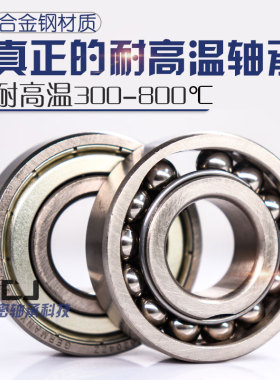 德国ECJ耐高温轴承FT6001ZZ内径12MM外径28MM厚度8耐600度合金钢