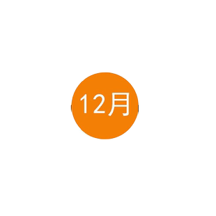 彩色月份数字贴纸 1-12月数字分类标签不干胶 20mm圆形月份标签贴