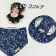咕噜gulu：牛仔星星美式 帽子口水巾宠物围兜狗狗猫猫拍照 复古套装