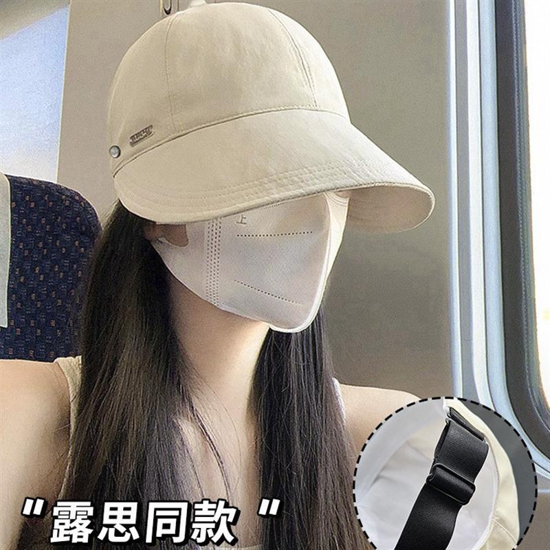 帽子女秋冬季渔夫帽大头围显脸小高颜值百搭2025新款韩版时尚百