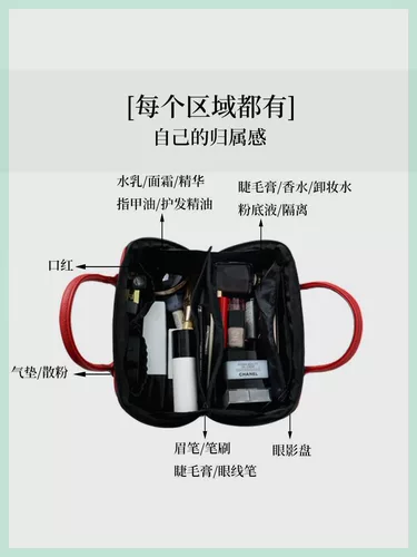 Портативная полиуретановая вместительная и большая косметичка, барсетка для путешествий, водонепроницаемая сумка, сумка-органайзер