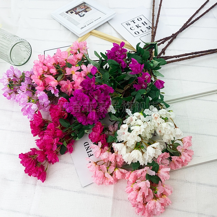 婚庆仿真紫薇花枝郁香菲仿真花