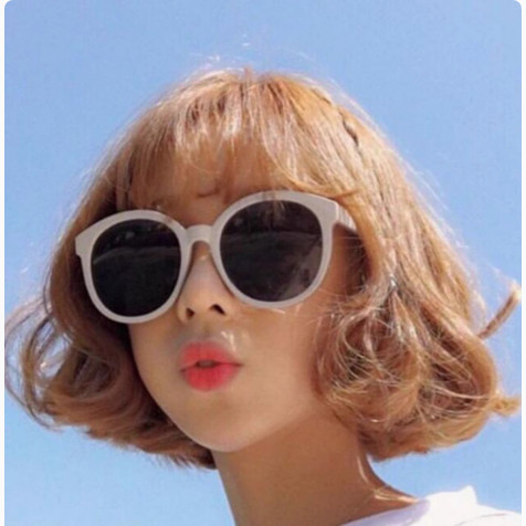 明星款炫彩大框圆形男复古眼镜