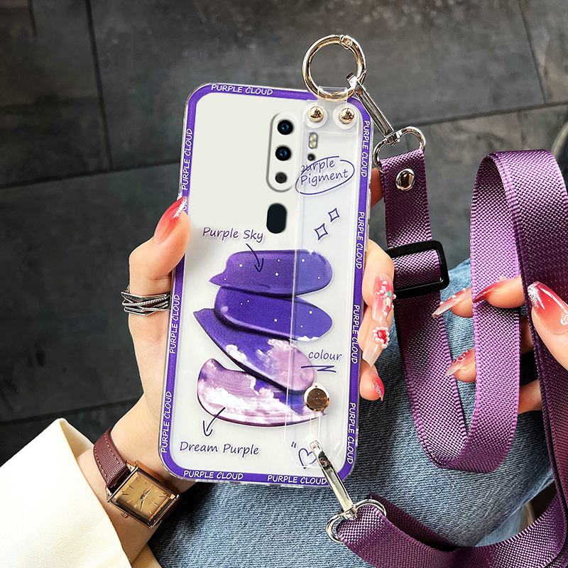 OPPO透明软壳潮牌腕带斜跨绳