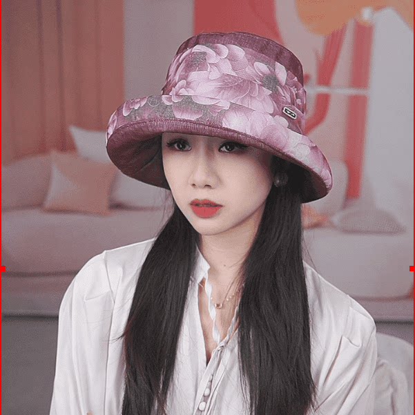 春夏天中老年人渔夫女妈妈遮阳帽