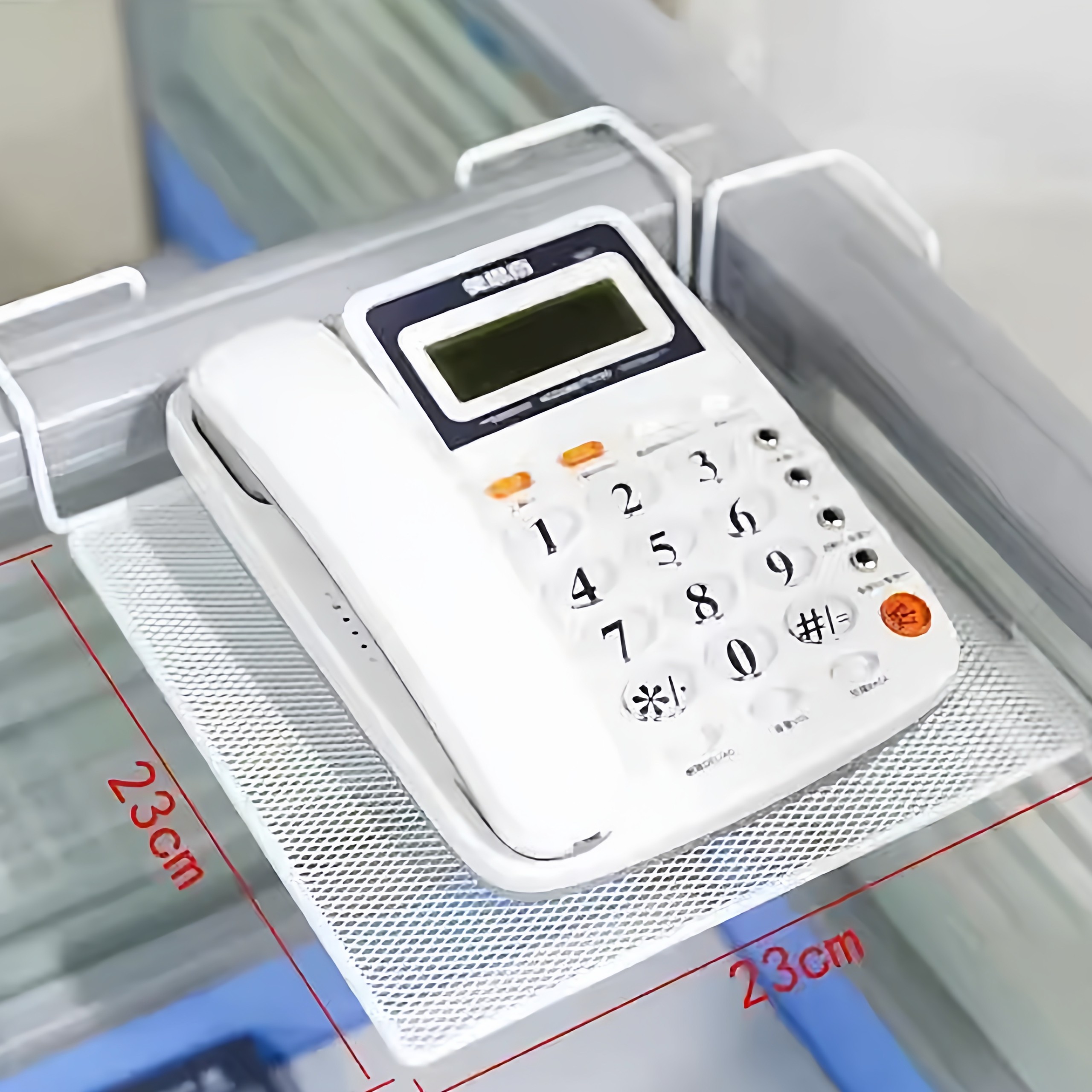 铁艺办公桌办公室隔板十字T字工位打印机电话机文件置物架花架