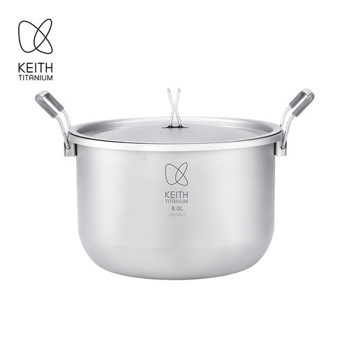KEITH/铠斯锅具纯钛汤锅煮锅家用