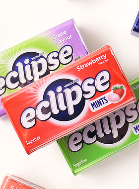 eclipse易极港版润喉糖口香糖超强薄荷糖清新口气香港台湾进口糖