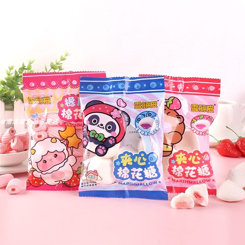 雪丽糍草莓味蓝莓味棉花糖