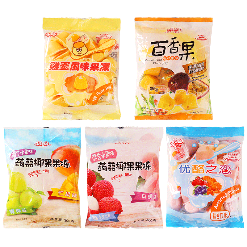 中国台湾进口杯型果冻