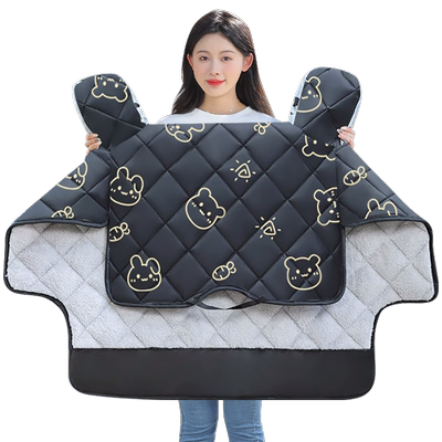 电动车挡风被冬季加绒加厚