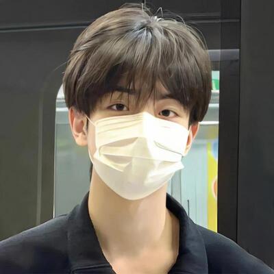 假发男全头套式男生微分碎盖短发齐刘海韩版偶像帅气日常蓬松发套