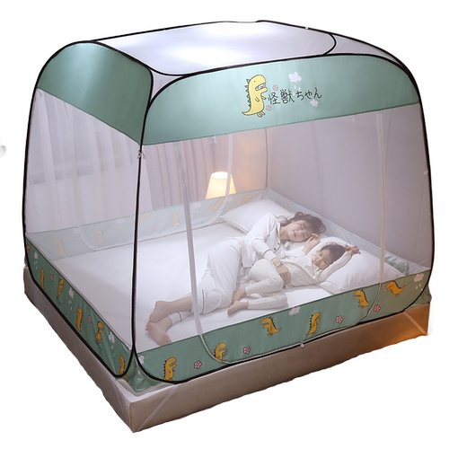 蚊帐懒人免安装1米单人床1米35床1.35m135x190蒙古包家用2025新款