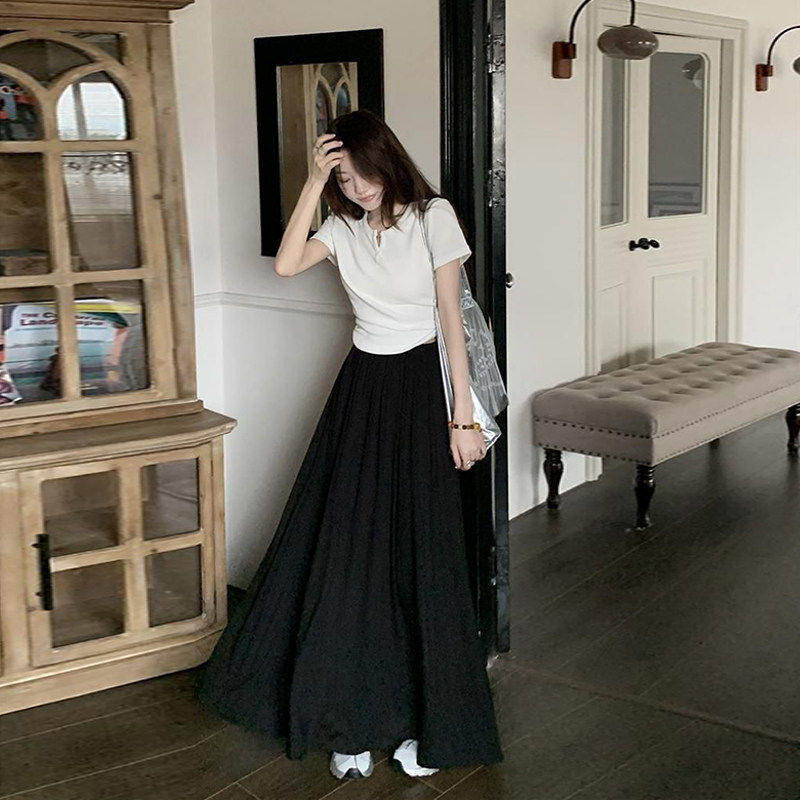 莫代尔半身裙女夏季长版