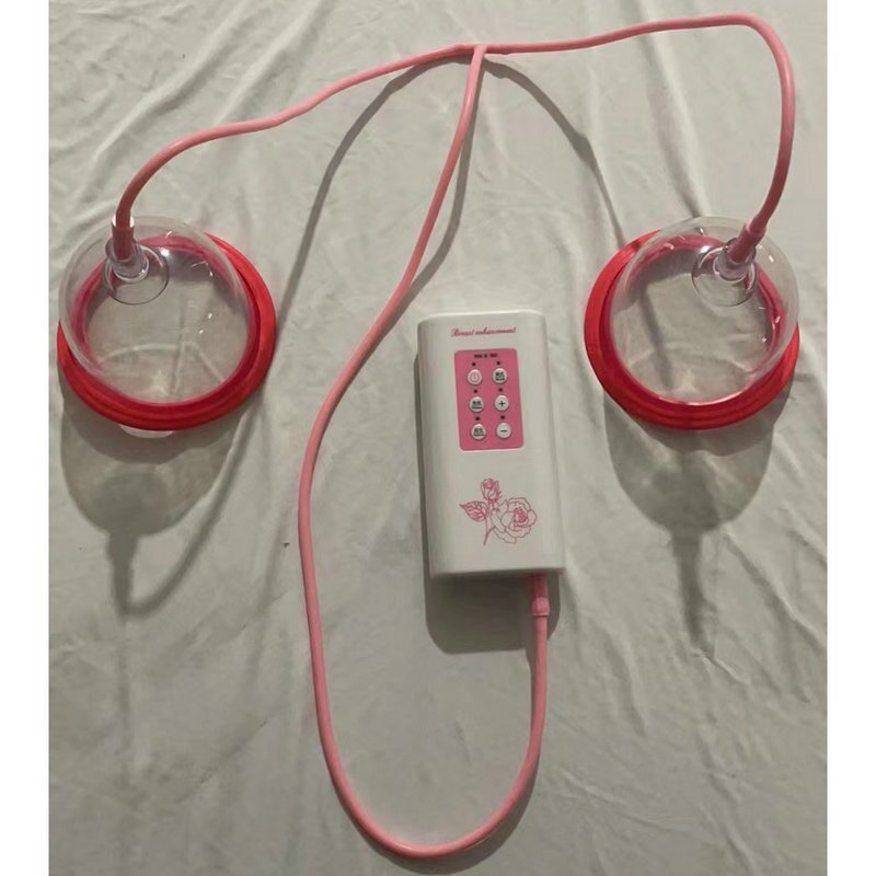 胸部按摩器家用电动美胸仪乳房按摩美胸器双杯美胸仪胸部护理仪