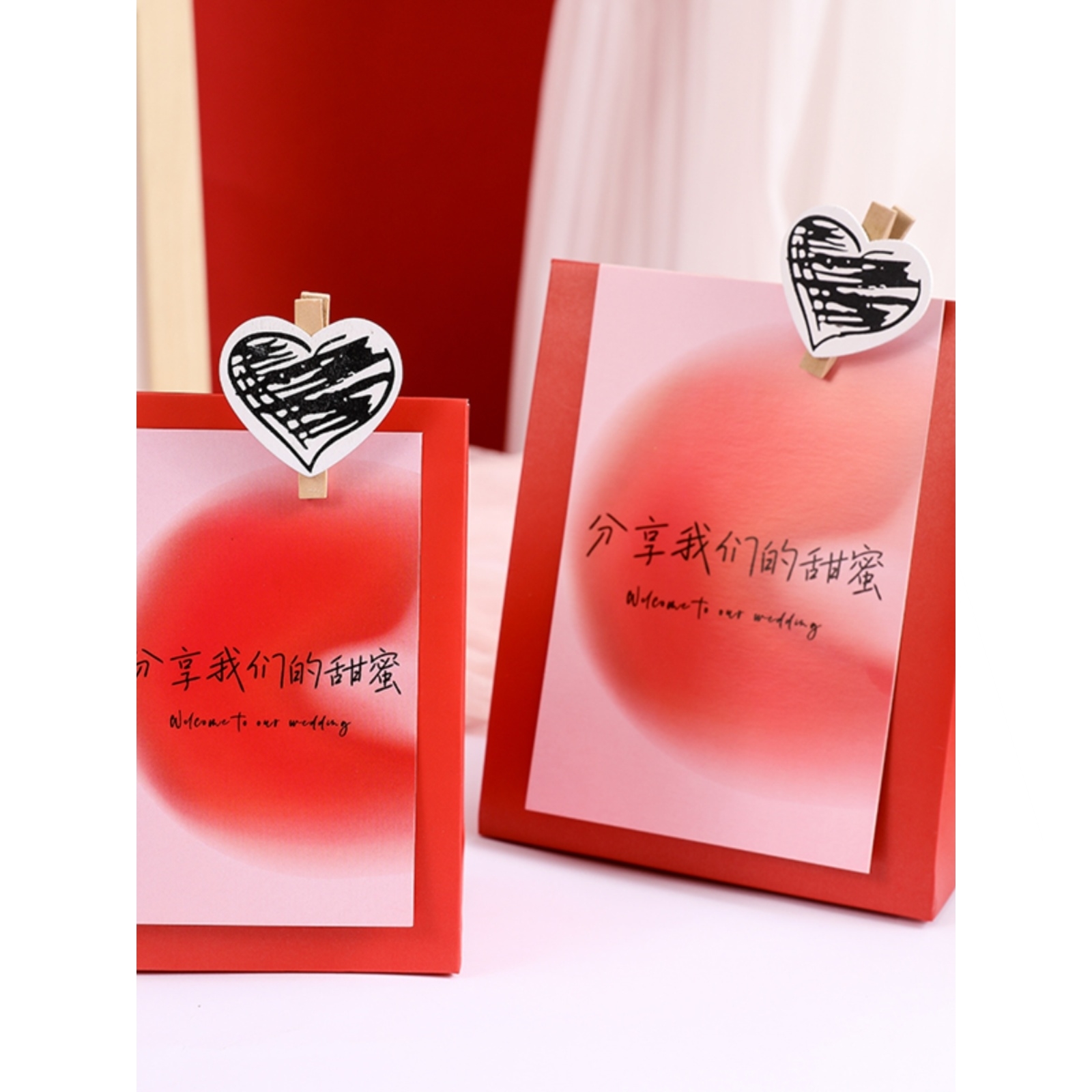 结婚喜糖盒2023小红书新款喜糖袋婚礼简约糖果包装盒订婚手提礼盒