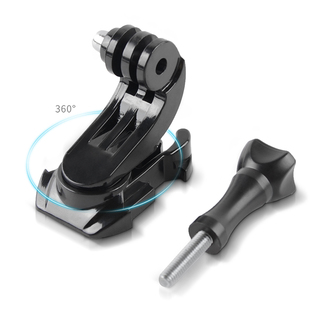 360度可旋转J型扣转接头相机配件 适用gopro可转向底座Hero11