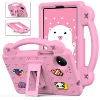 Suitable for Redmi pad SE 8.7-inch tablet case, EVA soft rubber case, anti-drop protective shell stand, cartoon cute protective case thumbnail 4