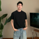 Holocene美式 T恤 百搭简约圆领男款 潮牌纯色基础百搭修身 正肩短袖