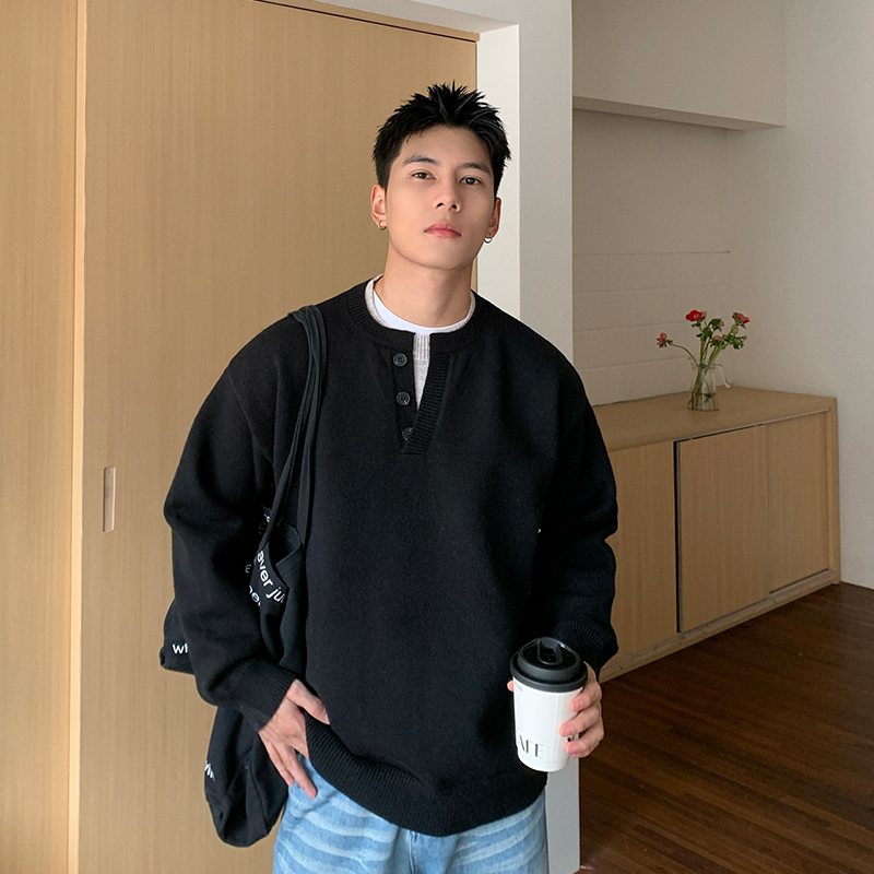 Holocene针织衫冬季毛衣男