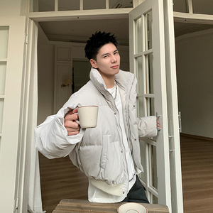 Holocene美式潮牌vibe加厚棉服羽绒服外套男冬季高级感短款棉袄