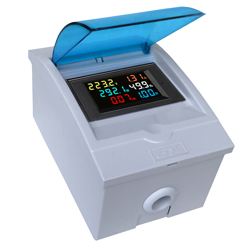 交流电压电流功率表频率计功率因数检测仪电量显示2S20V数显表液