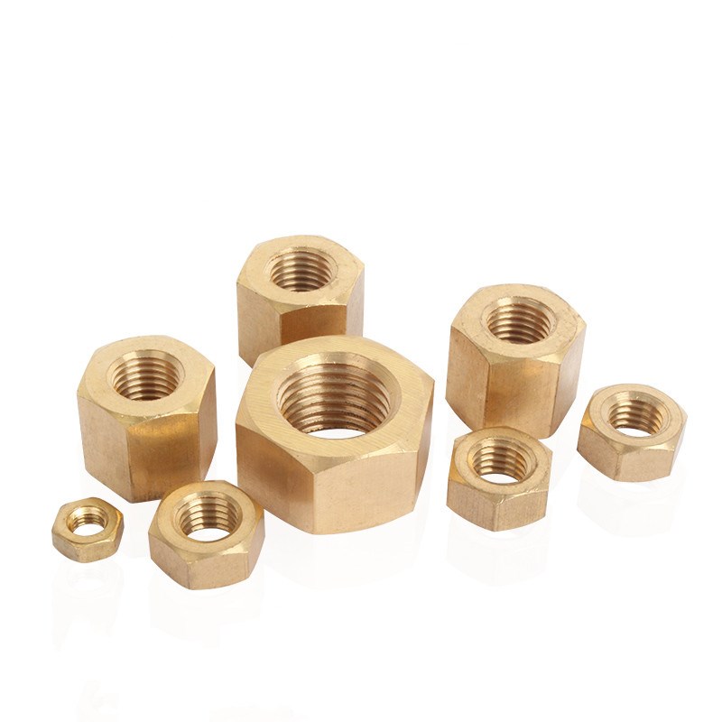 铜制螺母铜六角螺帽梯形丝杆铜六角螺母T5 T6T8T10 T12T型丝杆