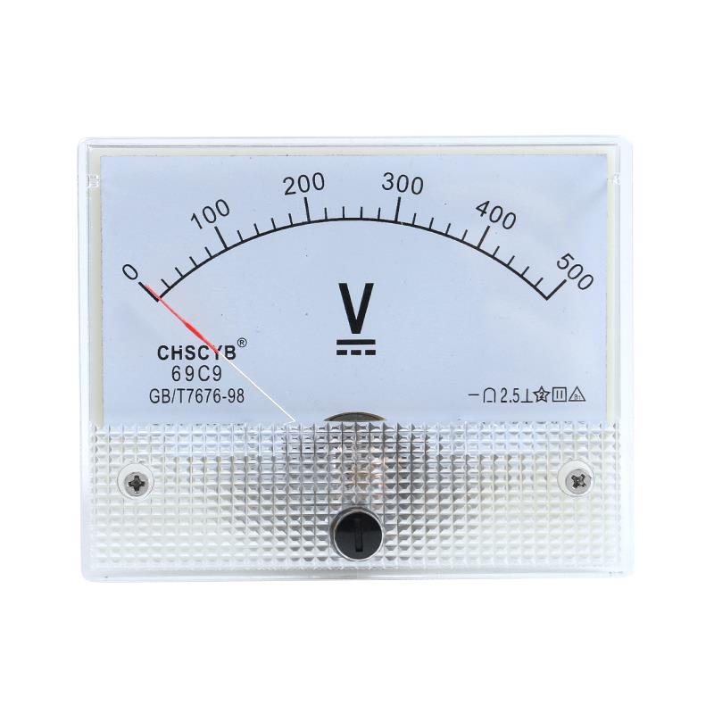 69C9指针式直流电压电流表450V 1A2A3A5A10A20A30A50A100A毫安表