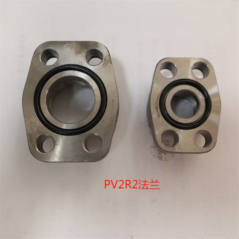 法兰GPY CBN 定量叶片泵PV2R1PV2R2液压配件进出油口连接器齿轮泵