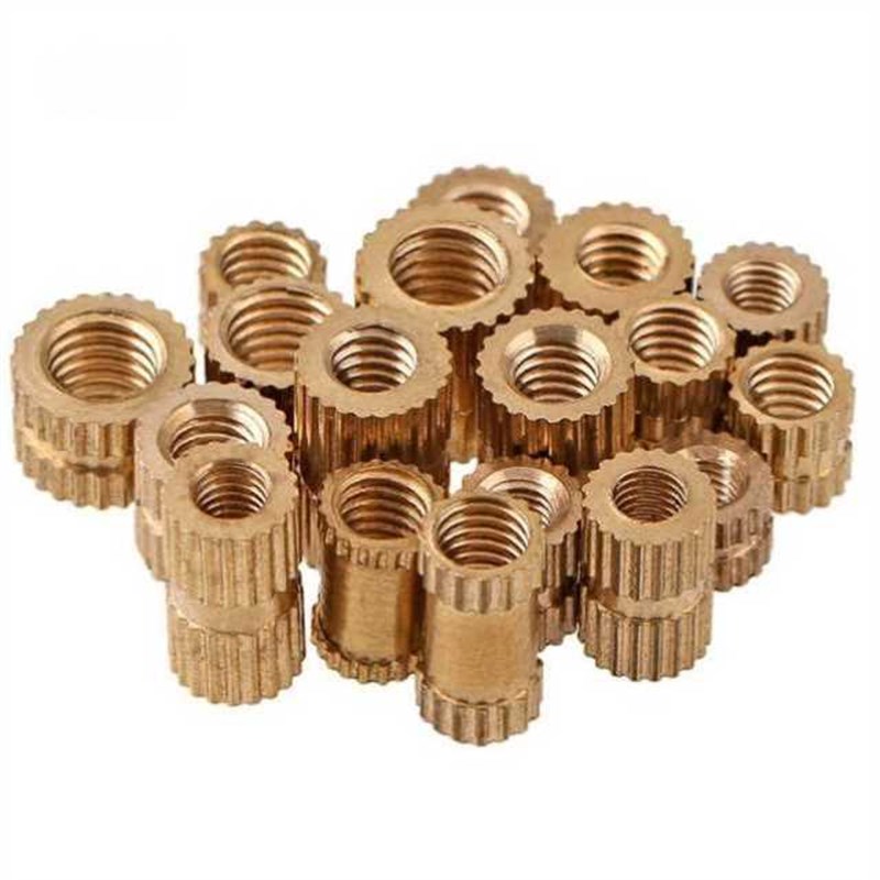 铜帽.6铜母 螺丝1.4滚花螺母镶嵌预埋件件花1 睿富双通预埋件M铜M