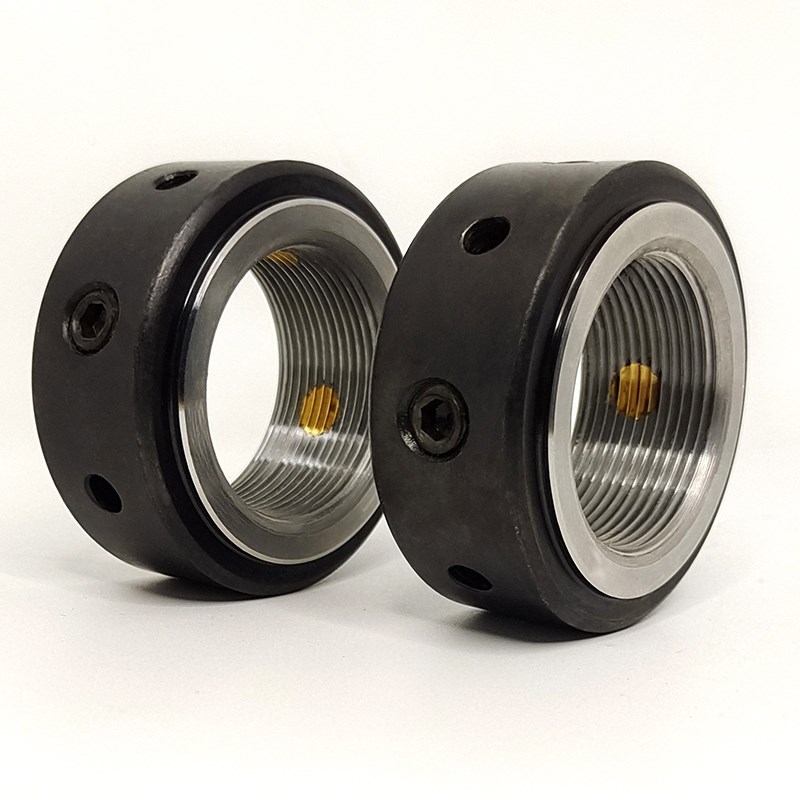 RN方型锁紧螺母方形螺母止退防松螺帽双顶铜防滑滚珠丝杠锁紧螺母