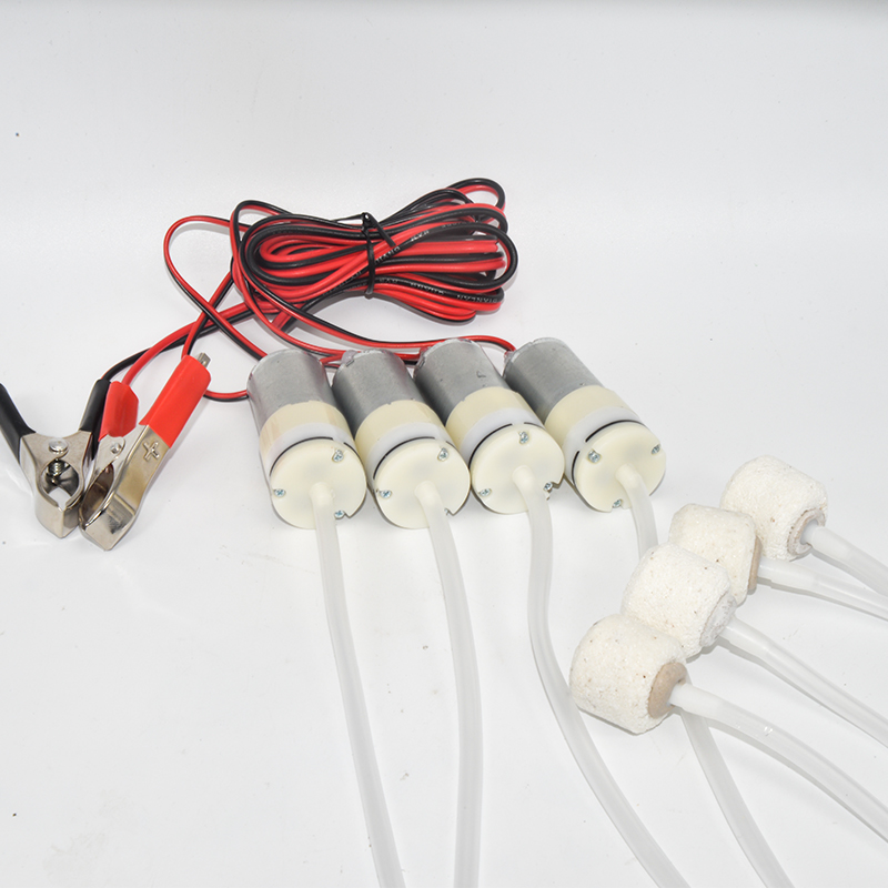 静音12V增氧泵接电瓶车载充氧机养鱼钓鱼缸小型家用加充氧氧气泵