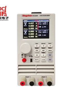 鼎辰电子负载仪DCL6104单通道/6204双通道400W编程直流负载测试仪