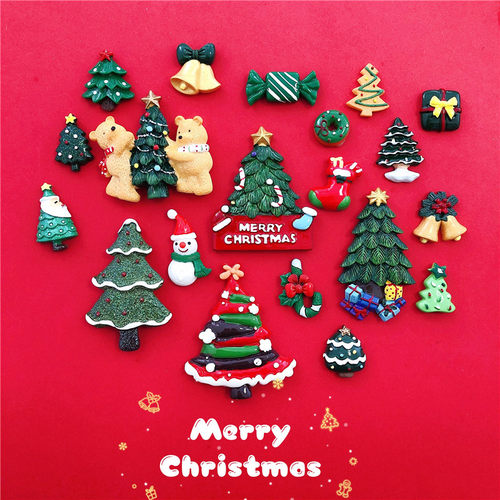 圣诞节礼物节日冰箱贴圣诞树雪人