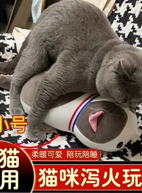 猫咪泻火玩具发情期交配玩偶
