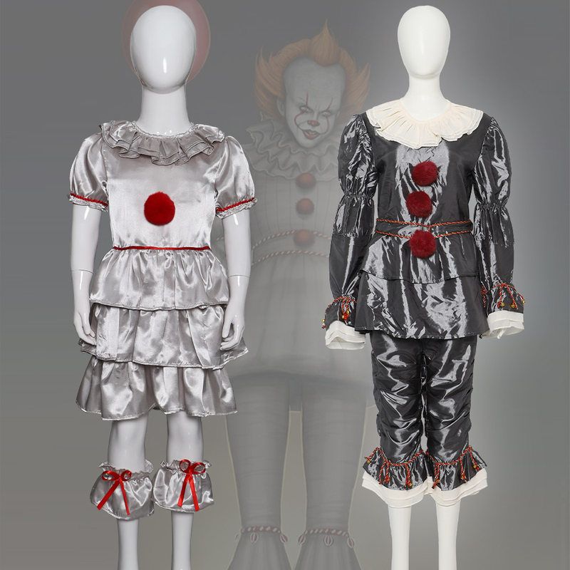 万圣节恐怖电影小丑回魂cosplay服装pennywise舞台表演服