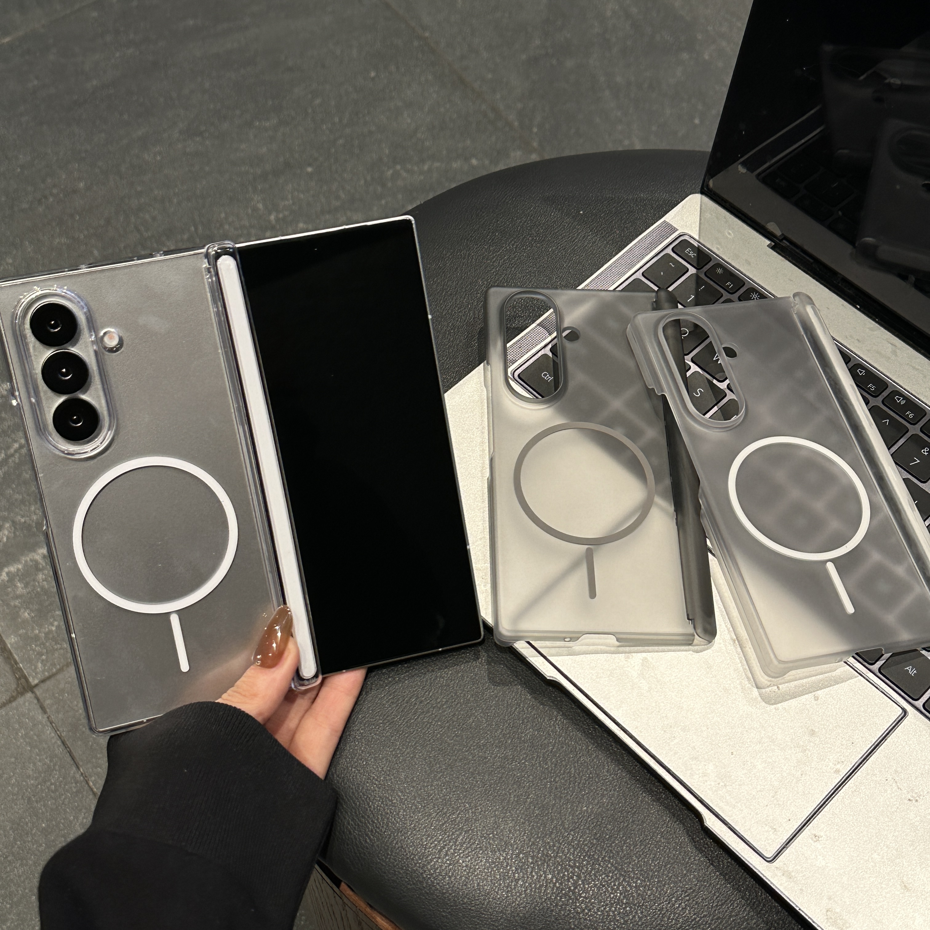 适用三星zfold7手机壳新款双中轴