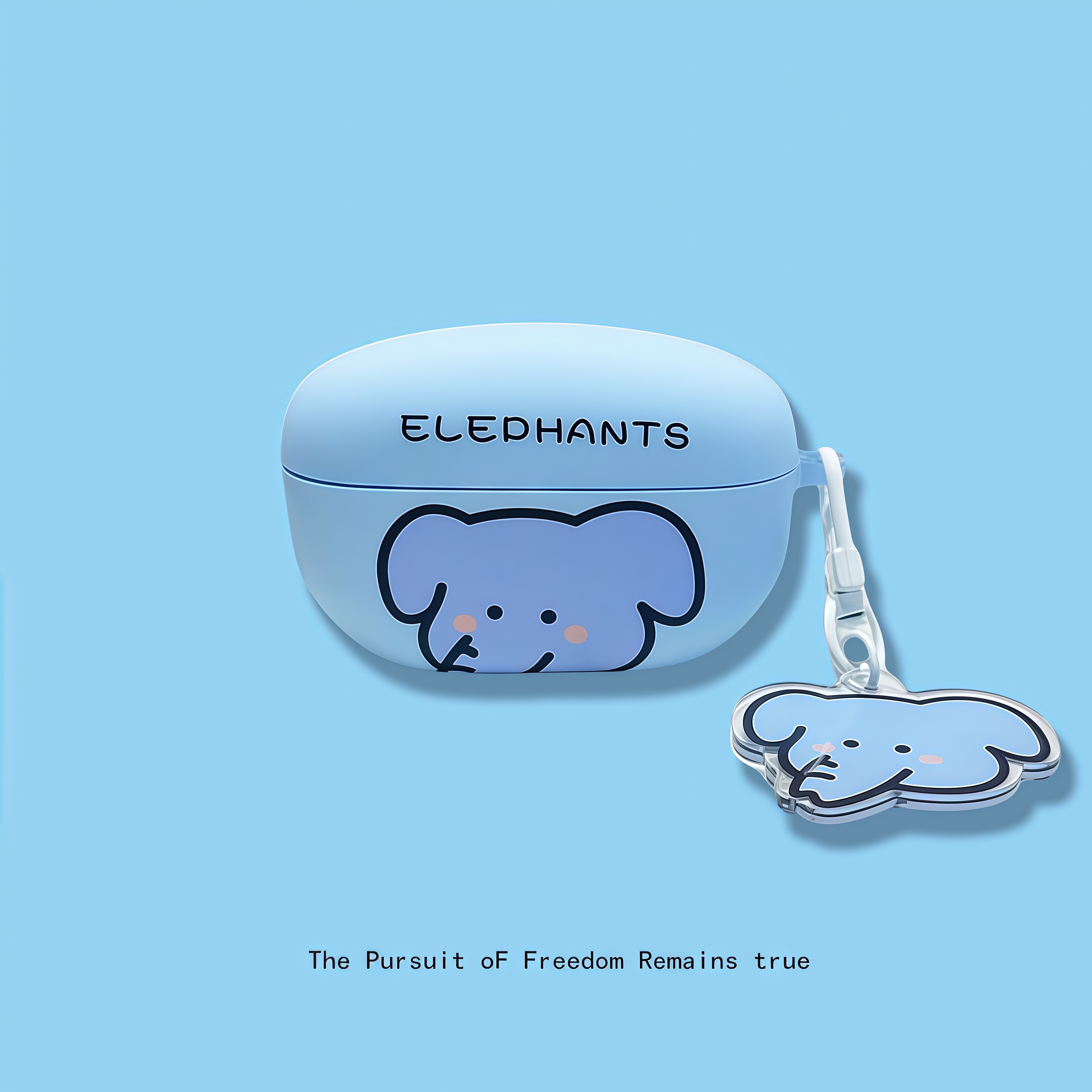 适用索尼wf1000xm5耳机壳个性大象sony/索尼WF-1000XM5壳降噪五代保护套硅胶xm5充电仓盒挂饰软壳xm5外壳防摔