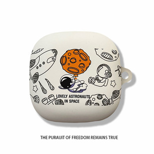 适用声阔降噪舱Liberty5保护套Soundcore声阔Liberty5无线蓝牙耳机保护壳个性硅胶软壳全包防摔外壳潮男女款