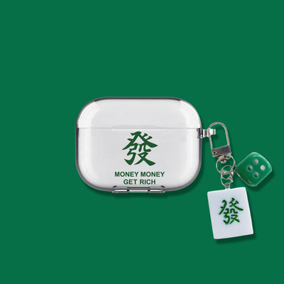 创意文字发苹果airpods4耳机壳Air pods pro2蓝牙耳机保护套个性透明3四代软壳男女pods1/2代耳机外盒潮适用