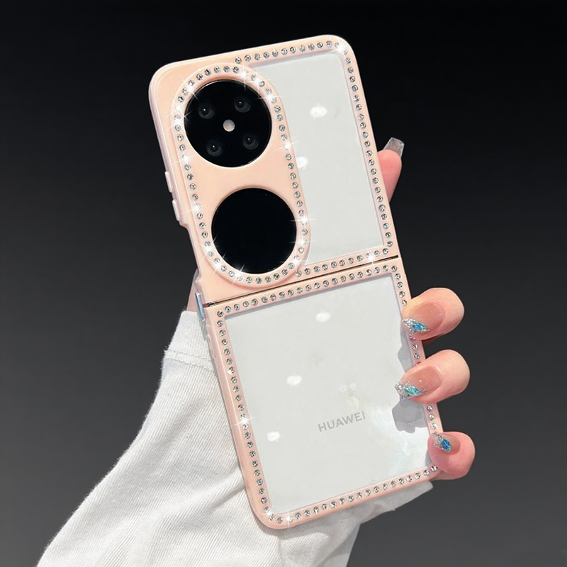 闪粉贴钻华为pocket2保护壳