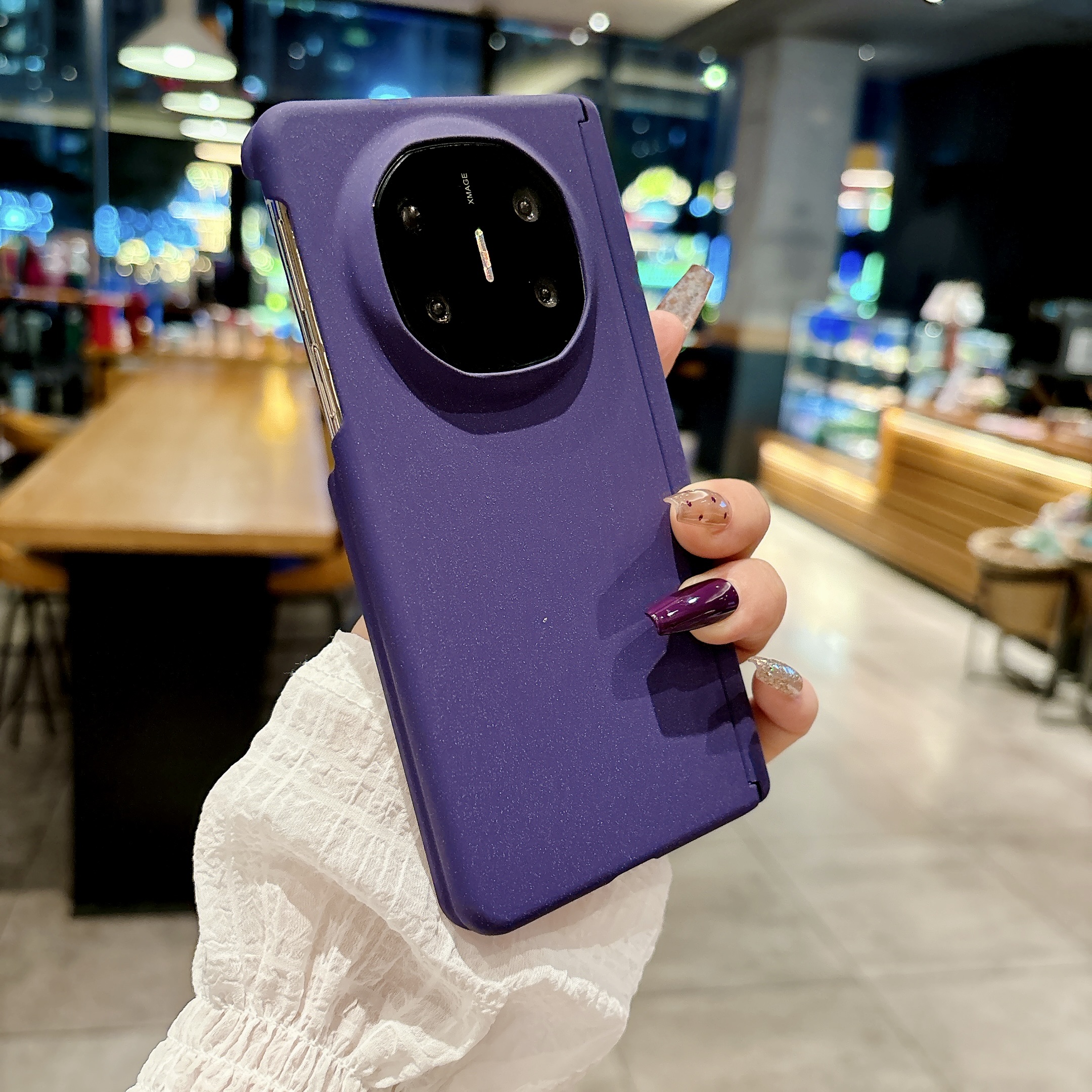 梦幻紫磁吸适用华为新款双中轴x5