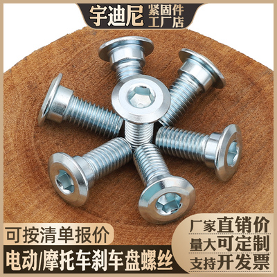 电动车刹车盘螺丝内六角固定螺丝