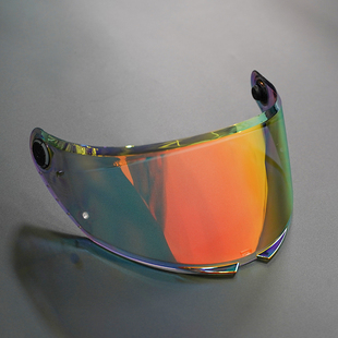 西班牙MT雷神4头盔镜片原装配件电镀银幻彩黑茶透明日用夜视增光