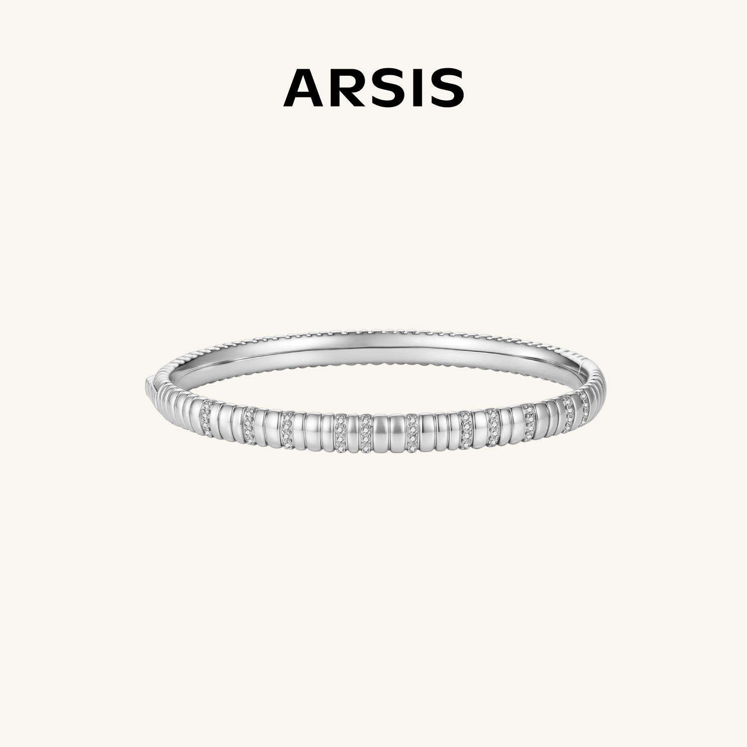 ARSIS轻奢镶钻蛇骨手镯自由搭配