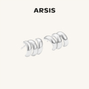 ARSIS自由搭配三环小耳钉高级气质款 耳环精致耳饰女金银色爆款