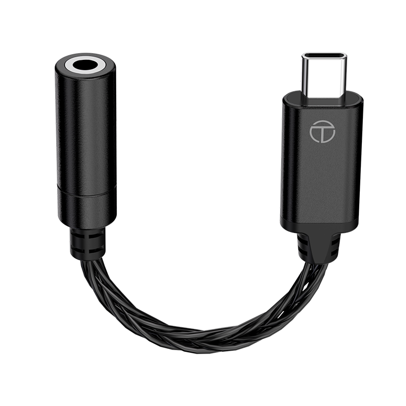 TRN TE便携HIFI解码耳放线小尾巴耳机type-c转3.5mm转接头转换器