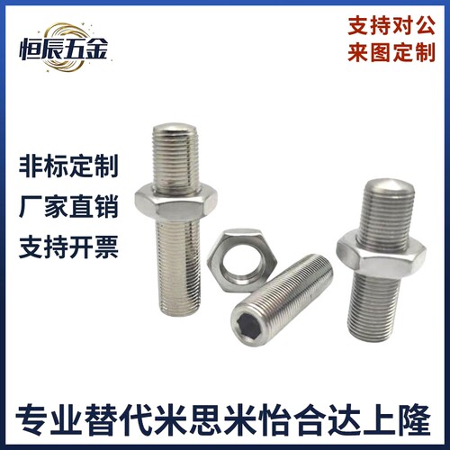 调整螺丝组件带扳手槽型ANS3 /M4/M5 /M6 /M8细螺纹型PAS01/TBD65